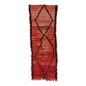 Faded Red Moroccan Rug