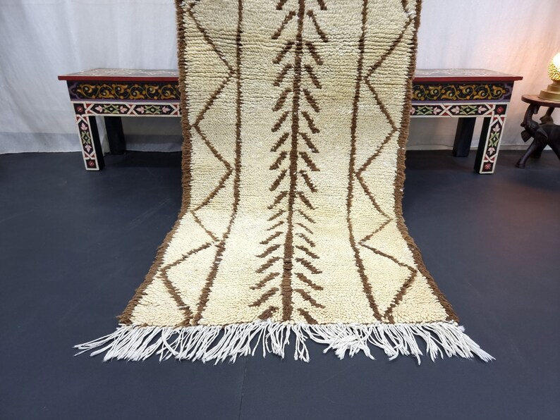 Cream And Brown Rug