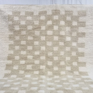 Off White and Beige Rug
