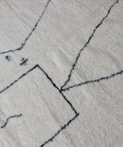 Abstract Beni Ourain Rug