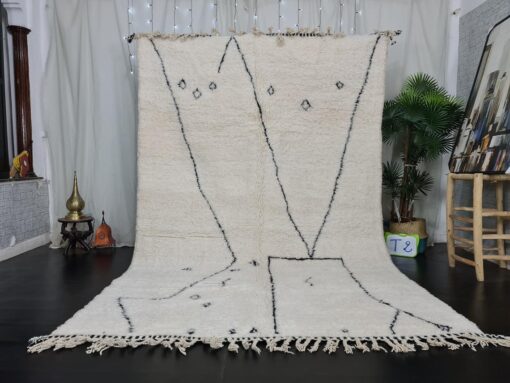 Abstract Beni Ourain Rug