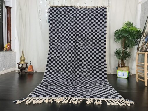 Gray and Black Rug