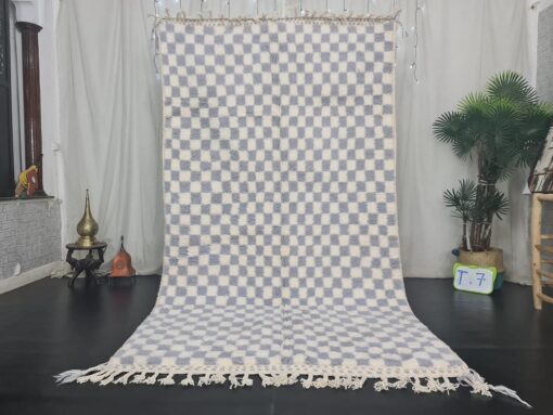 Handmade Checkered Rug