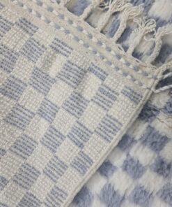 Handmade Checkered Rug