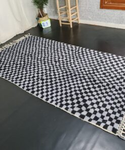 Gray and Black Rug