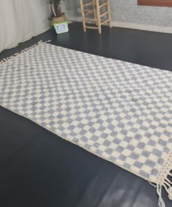 Handmade Checkered Rug
