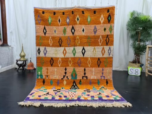 Orange Handmade Carpet