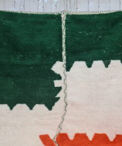 White and Orange Rug