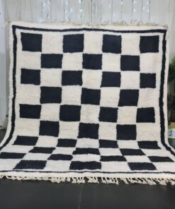 White and Black Rug