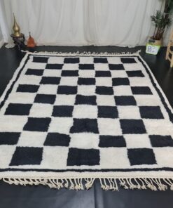 White and Black Rug