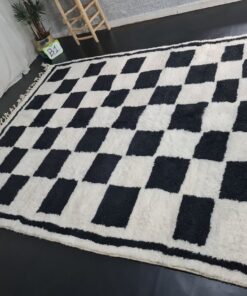 White and Black Rug