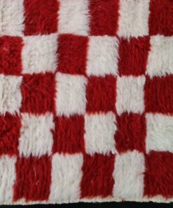 White & Red Wool