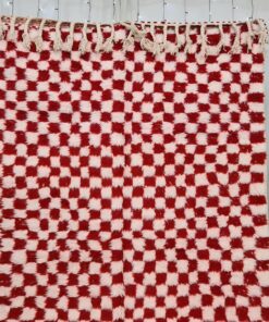 Red and White Rug