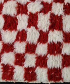 Red and White Rug