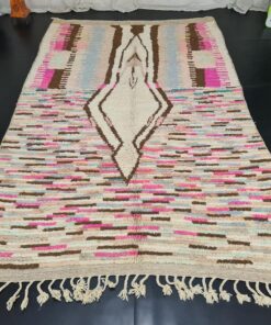 Pink and Beige Rug