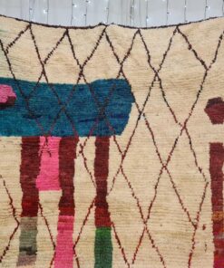 Alternative view of OUAD - Artistic Triabal Rug - Handmade Boujaad Rugs