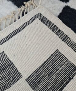 White and Black Rug
