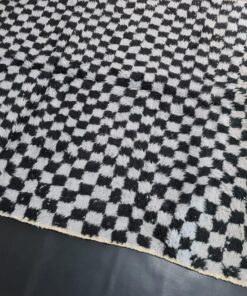 Gray and White Rug