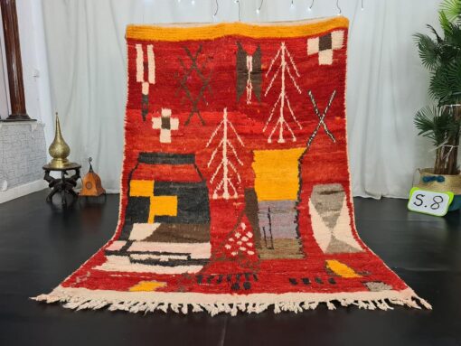 Red and Yellow Rug