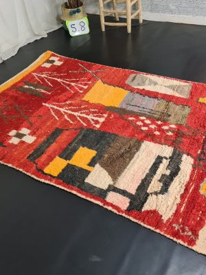 Red and Yellow Rug