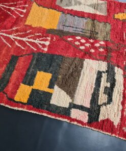 Red and Yellow Rug