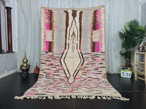 Pink and Beige Rug