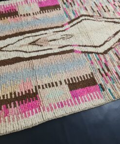 Pink and Beige Rug