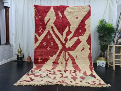 NANE - Authentic Abstract Rug - Moroccan Bohemian Rug