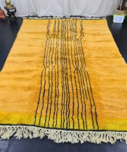 Orange and Black Rug