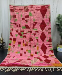 TEZA- Authentic Moroccan Carpet - Abstract Berber Rug