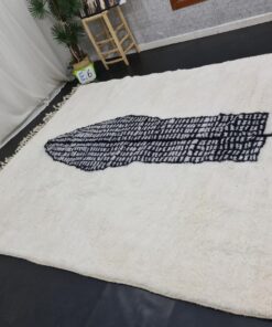White and Black Rug