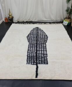 White and Black Rug