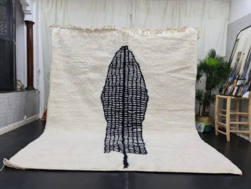 White and Black Rug