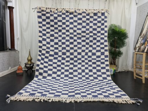 HEILY- Grey Beni Ourain Carpet - Handmade Moroccan Rug