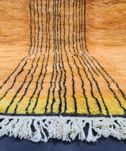 Orange and Black Rug