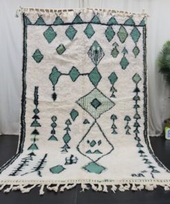 ROUHI - Beni Ourain Authentic Rug - Abstract Berber Carpet 6x9