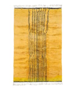 WILLOW - Beni Ourain Rug 7x11 - Handmade Orange Beni Rug