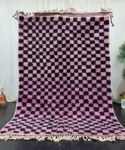 Black and Pink Rug