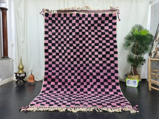 Black and Pink Rug