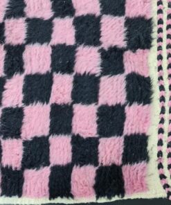 Black and Pink Rug