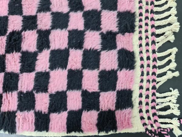 Black and Pink Rug