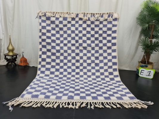 Checkered Beniourain Rug
