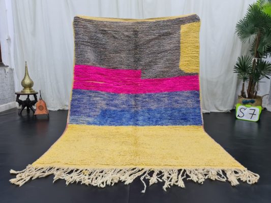 Yellow and Pink Rug