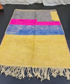 Yellow and Pink Rug