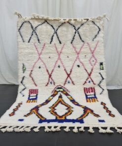 ZEYNO- White Beni Ourain Rug - Handmade Berber Rug