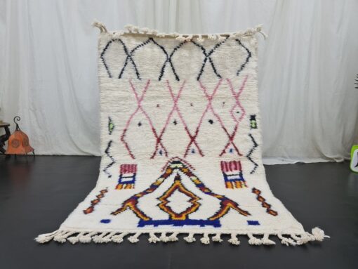 ZEYNO- White Beni Ourain Rug - Handmade Berber Rug