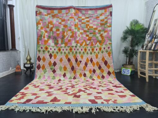 RIHAN - Artistic Boujaad Rug - Moroccan Berber Rug 6x10