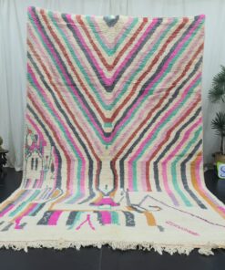 JINI - Authentic Boujaad Rug - Handmade Berber Rug 7x10