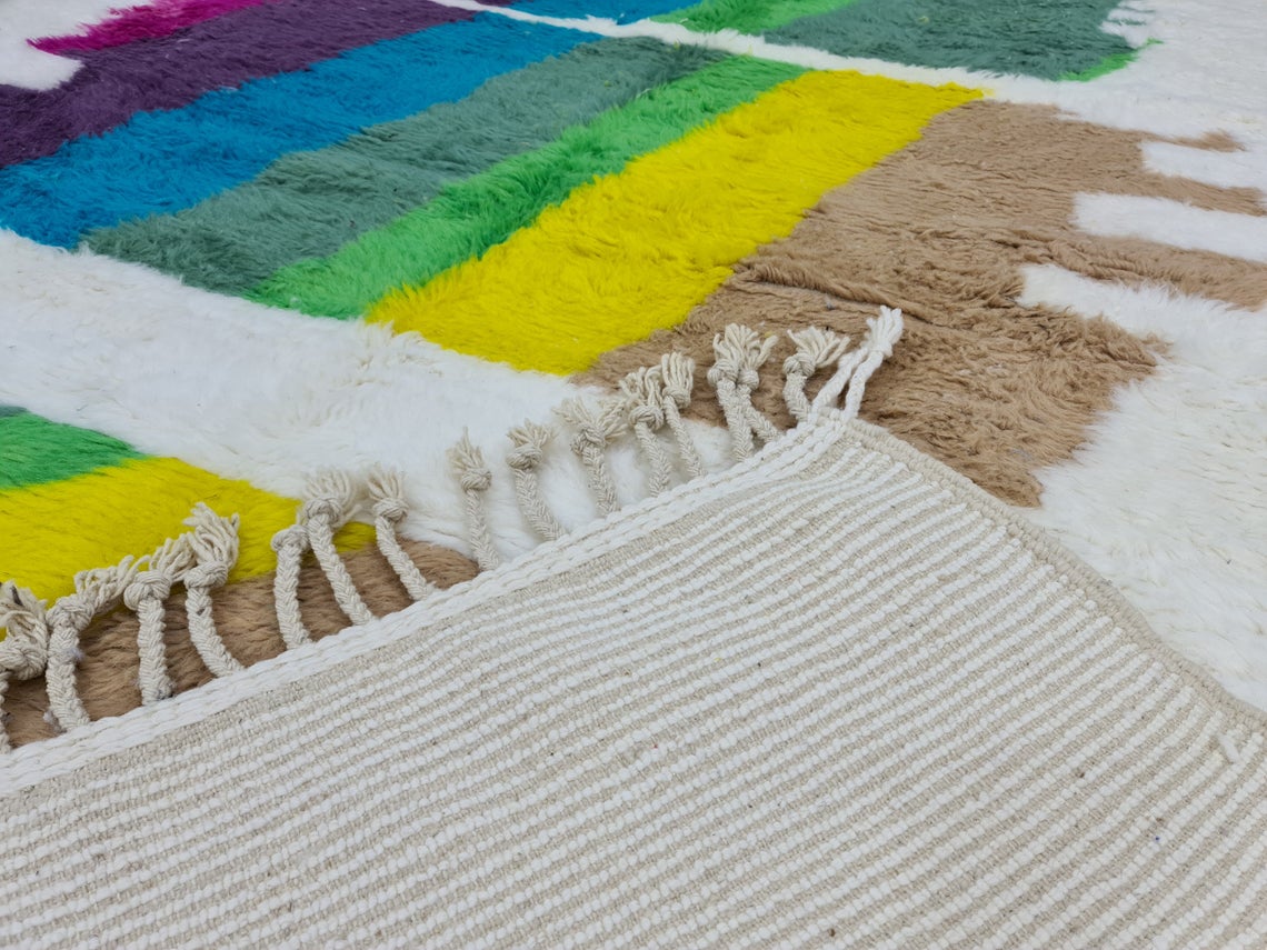 Rainbow Colored Rug