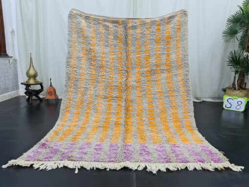 Gray and Orange Rug